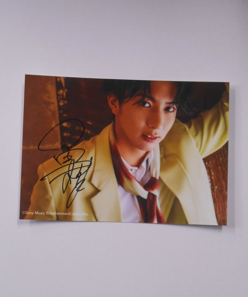 松島勇之介 サイン入りブロマイド ブロマ 松島勇之介 サイン入りブロマイド | K-BOOKS K-POP館 アイドル館