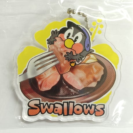 ヤクルトスワローズ アクリルキーホルダー つば九郎
