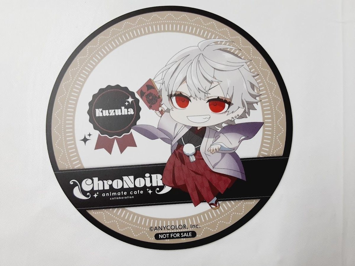 叶 くろのわ にじさんじ ChroNoiR カフェ アクキー 缶バッジ