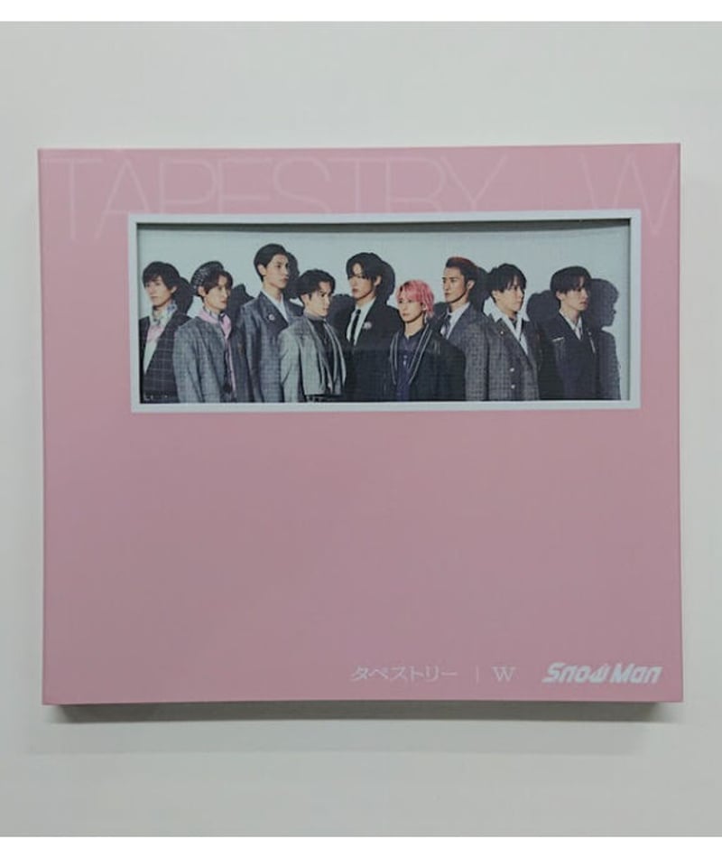 Snow Man CD 「タペストリー/W」 【DVD付初回盤A】 | K-BOOKS K-