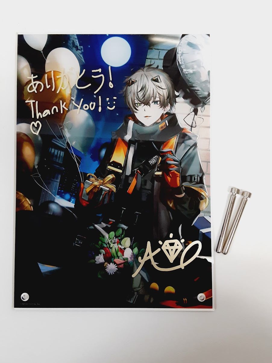 キズ有】にじさんじ アルバーン・ノックス 誕生日グッズ＆ボイス(2022