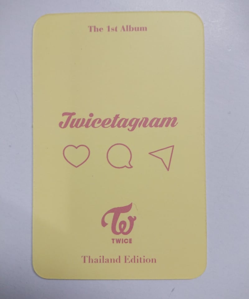 TWICE タイ盤 トレカ Twicetagram ツウィ | K-BOOKS K-POP館...