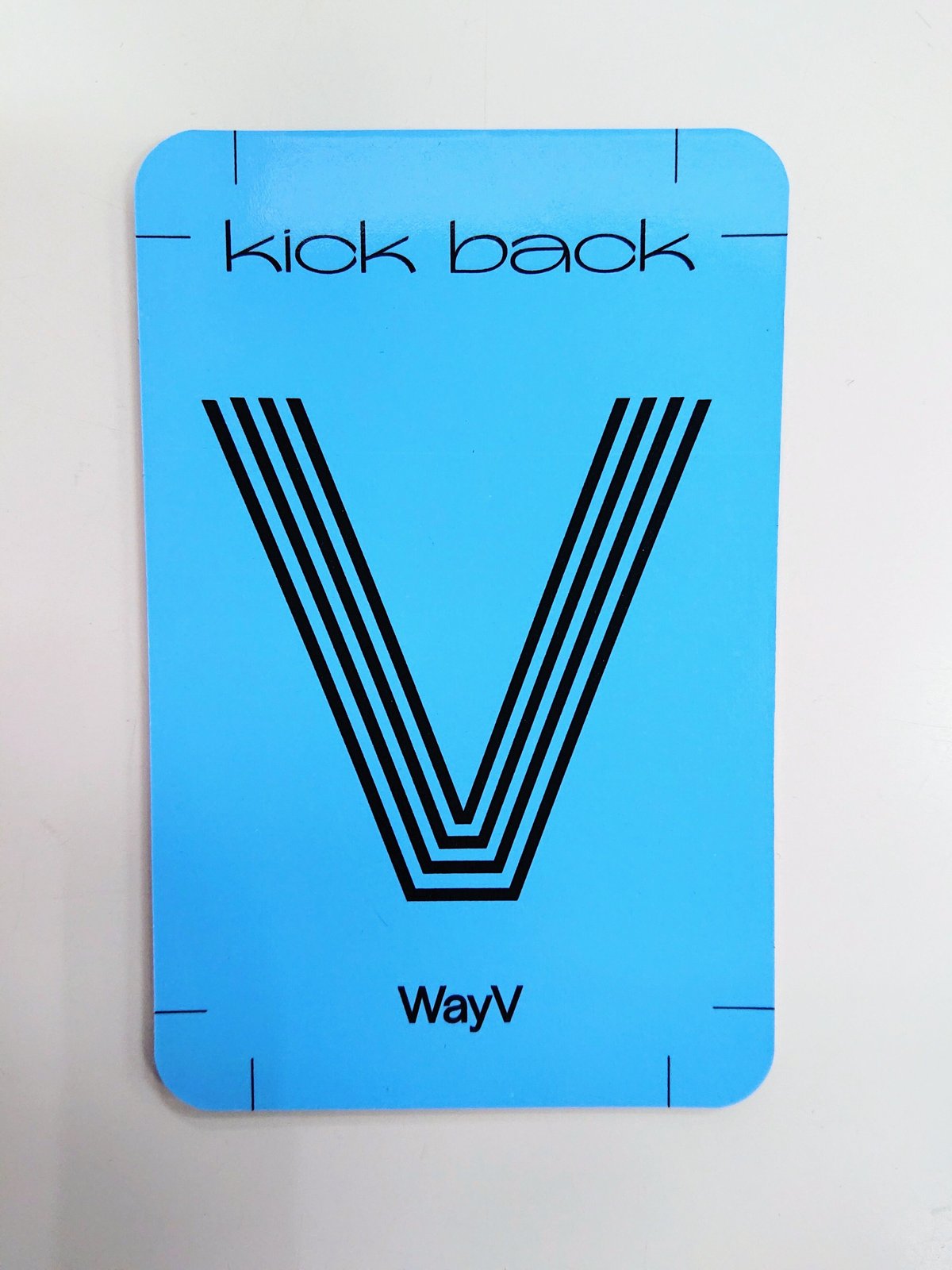 WayV 『kick back O!what』 中国版特典 トレカ (STRANGER ver.) ◆ウィンウィン