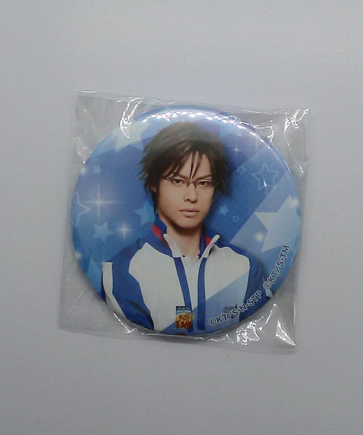 手塚国光 缶バッジ おてミュ限定 テニミュ TEAMParty SEIGAKU 手塚国光 宇野結也 缶バッジ | K