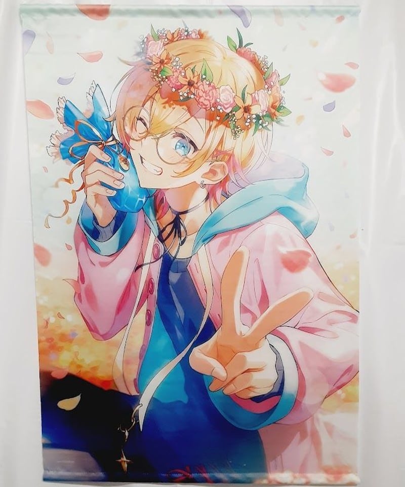 【匿名配送】成瀬鳴 誕生日2021 グッズフルセット にじさんじ 成瀬鳴 誕生日記念グッズ＆ボイス（2021） B2タペストリー