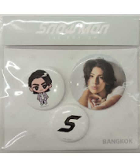 Man タイ バンコク ポップアップ 缶バッジセット 佐久間大輔 Man タイ