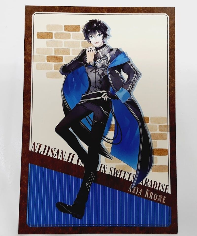 アクシア・クローネ　ライバーカード にじさんじ アクシア・クローネ にじさんじCAFE in SWEETS