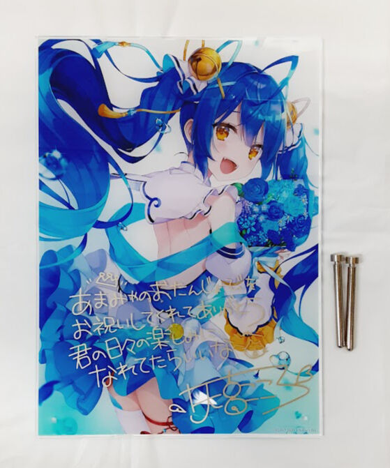 天宮こころ　誕生日　アクリルパネル　タペストリー　全力　お祝い　手紙　ブロマイド にじさんじ 天宮こころ 誕生日グッズ＆ボイス(2020) アクリルパネル