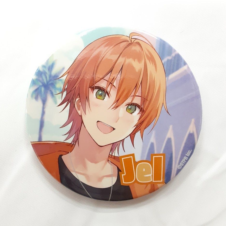 キズ有】すとろべりーぷりんす ジェル 2021夏ver.!! 缶バッジ（等身柄