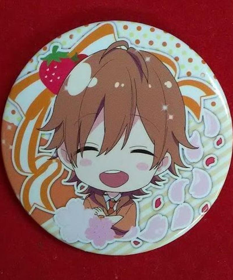 キズ有】すとろべりーぷりんす ジェル 缶バッジ(SD柄：笑顔) | K-BOOKS