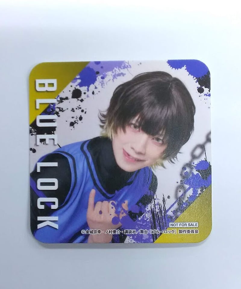 ブルステ アニマックスカフェ オリジナルコースター 蜂楽 廻 佐藤信長