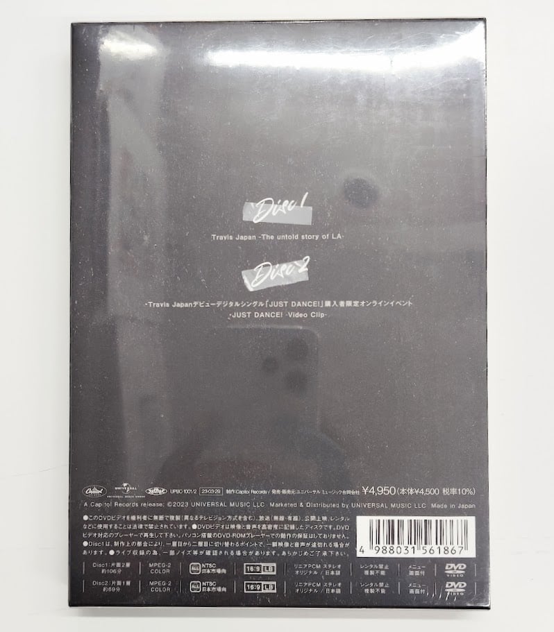 Travis Japan 「-The untold story of LA-」 通常盤B 2D