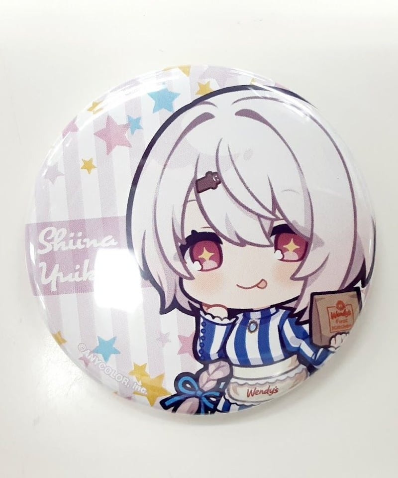 にじさんじ 椎名唯華 ウェンディーズ・ファーストキッチン 缶バッジ(SD