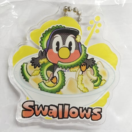 ヤクルトスワローズ アクリルキーホルダー つば九郎