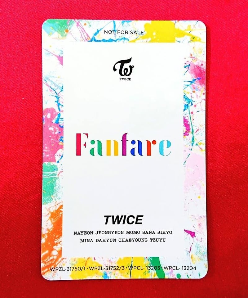 TWICE『Fanfare』ハイタッチ券トレカ ナヨン | K-BOOKS K-POP館 ...