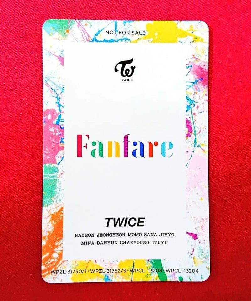 TWICE ナヨン トレカ Fanfare ハイタッチ券