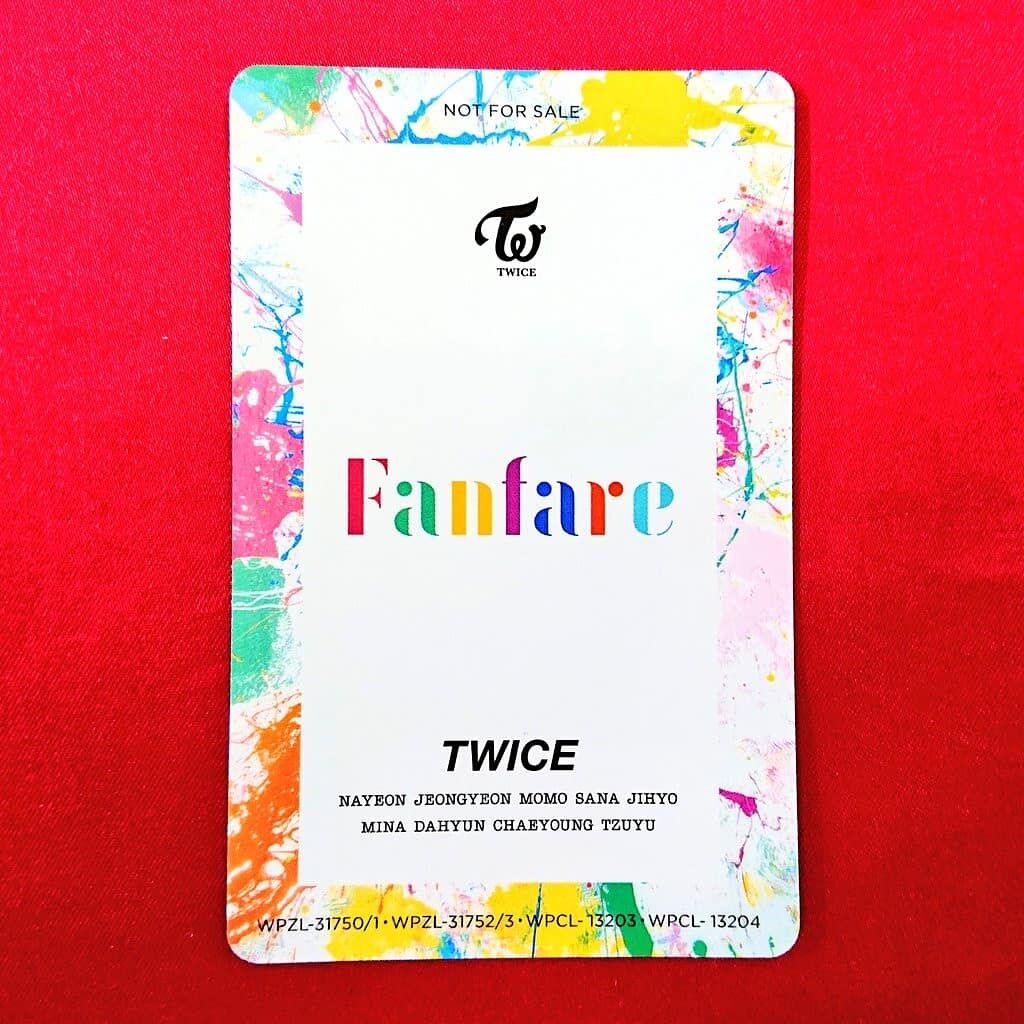 TWICE『Fanfare』ハイタッチ券トレカ ナヨン | K-BOOKS K-POP館
