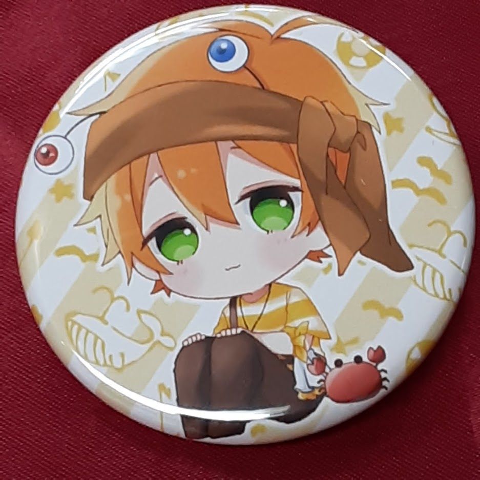 ちょこらび　かにちゃん　缶バッチ キズ有】ちょこらび 缶バッジ【かにちゃん】 | K-BOOKS K-POP館