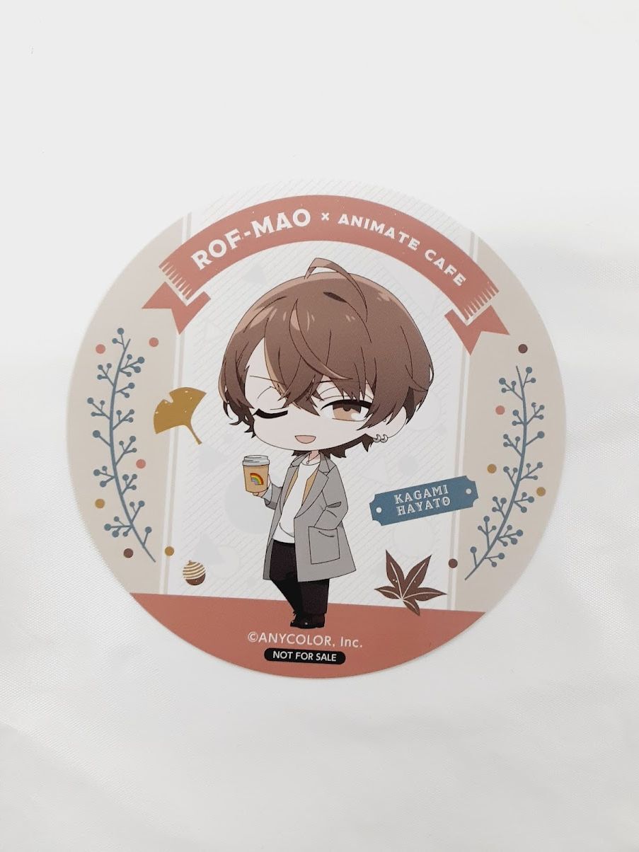 にじさんじ 加賀美ハヤト アニメイトカフェ出張版 コースター(秋服
