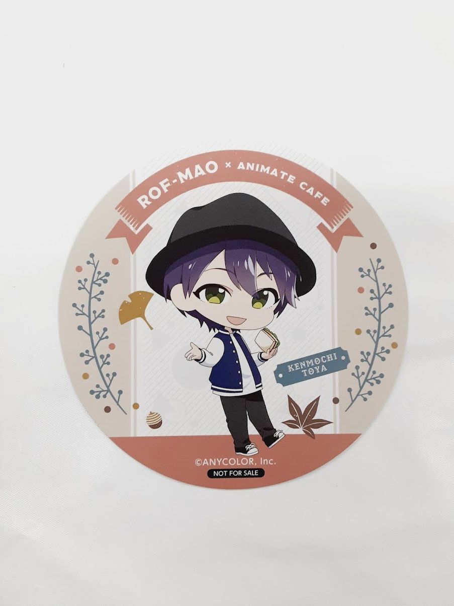 ニコカフェ　剣持刀也　コースター にじさんじ 剣持刀也 アニメイトカフェ出張版 コースター(秋服) | K