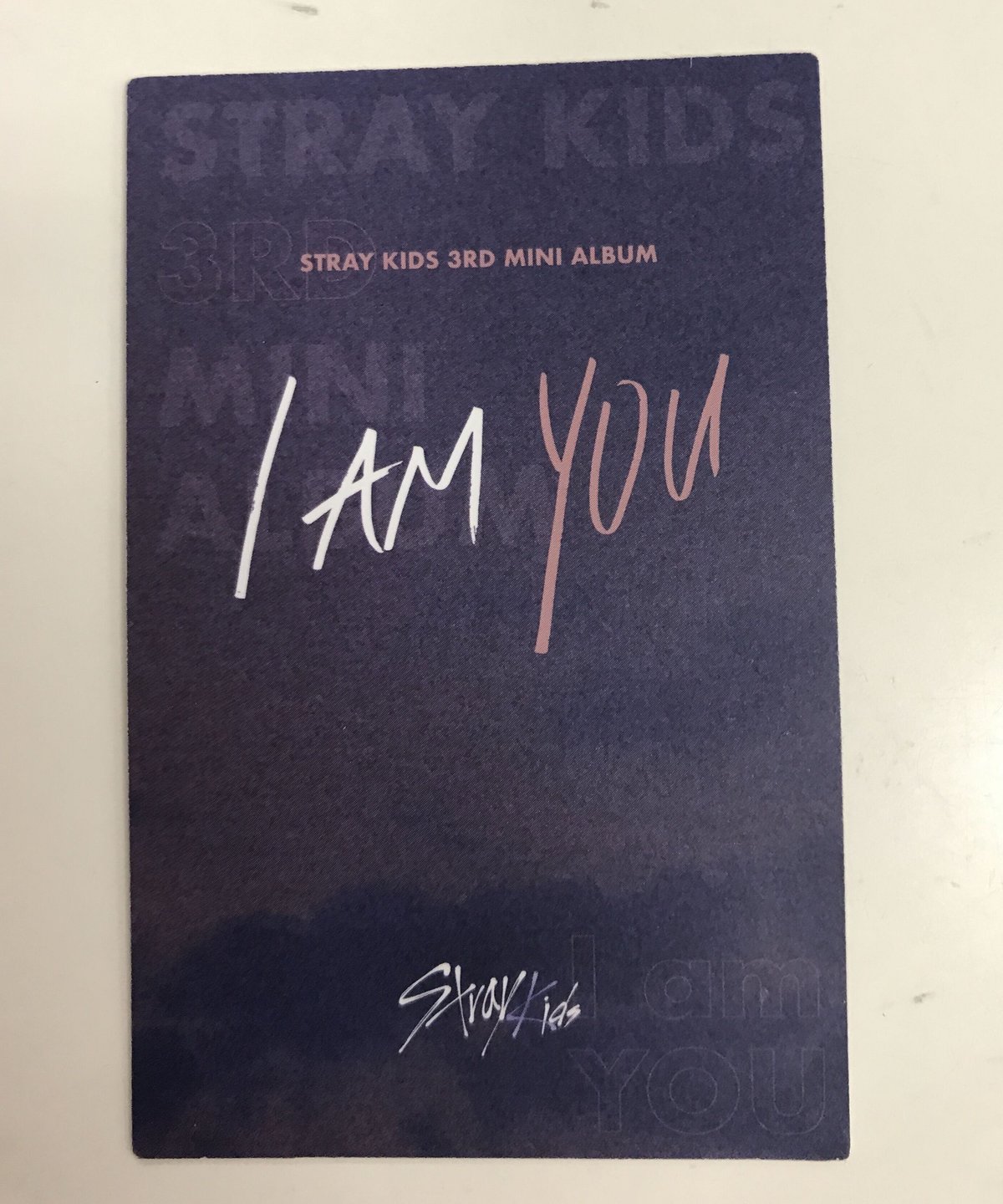 straykids Iamyou リノ 紫枠 トレカ-