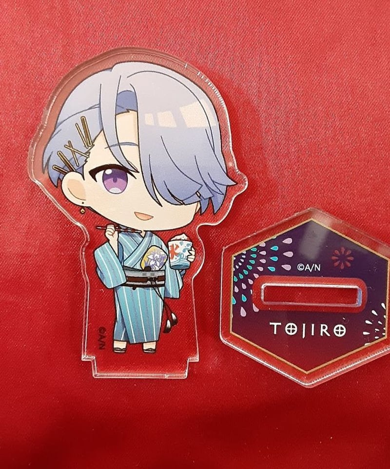 キズ有】にじさんじ 弦月藤士郎 ミニキャラ トレーディング アクリル