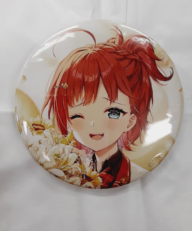 にじさんじ 朝日南アカネ 誕生日グッズ＆ボイス(2020) 75mm缶バッジ