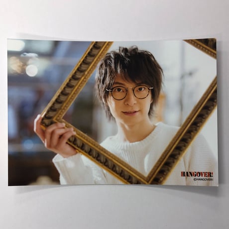 HANGOVER 箔押しサイン入りブロマイド 横 アップver.【柿原徹也】 AGF2016」出展記念！おそ松さんTシャツや人気声優サイン等のプレゼント