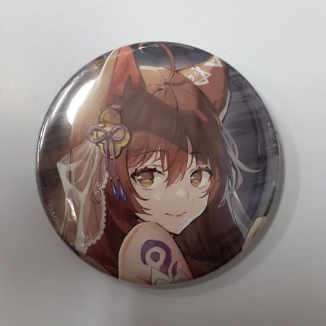 【キズ有】にじさんじ 　フミ　にじさんじ スクラッチ第五弾　缶バッジ(等身)