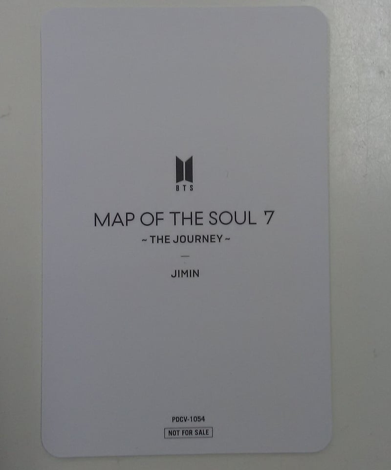 BTS MAP OF THE SOUL 7 : THE JOURNEY ジミン