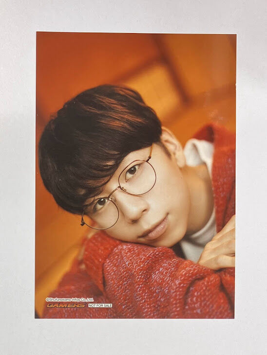 西山宏太朗 たろりにすと （めがねたろり）ゲーマーズ特典 ブロマイド