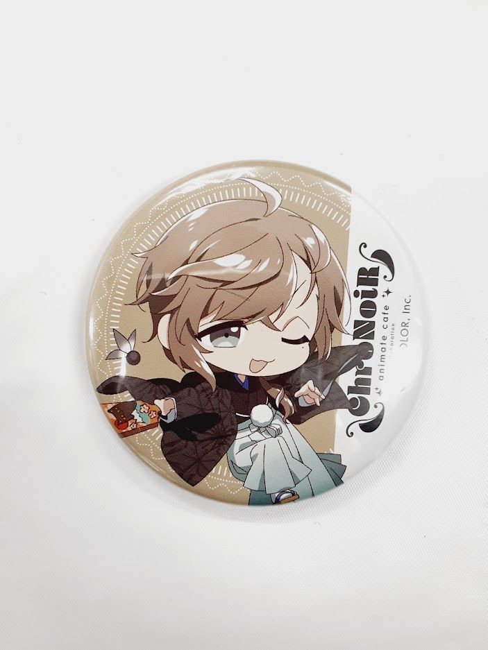 キズ有】にじさんじ 叶 ChroNoiR アニメイトカフェ出張版 缶バッジ
