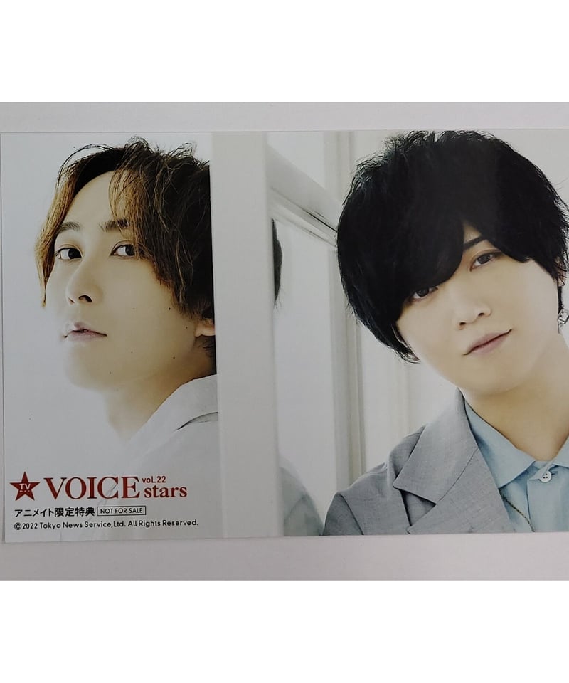 斉藤壮馬 中島ヨシキ VOICE stars vol.22 アニメイト限定特典