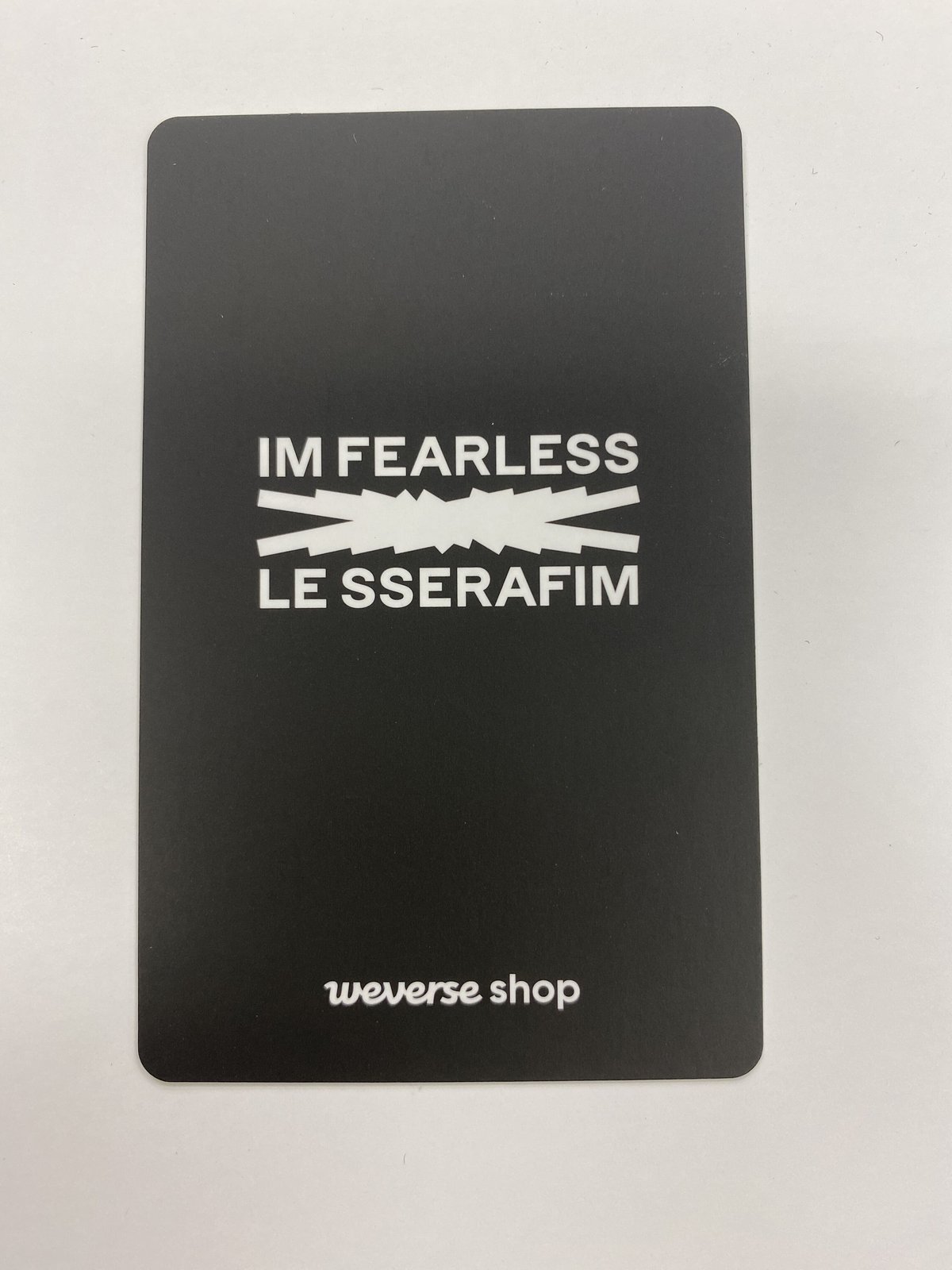 LE SSERAFIM FEARLESS weverse トレカ フォトカード