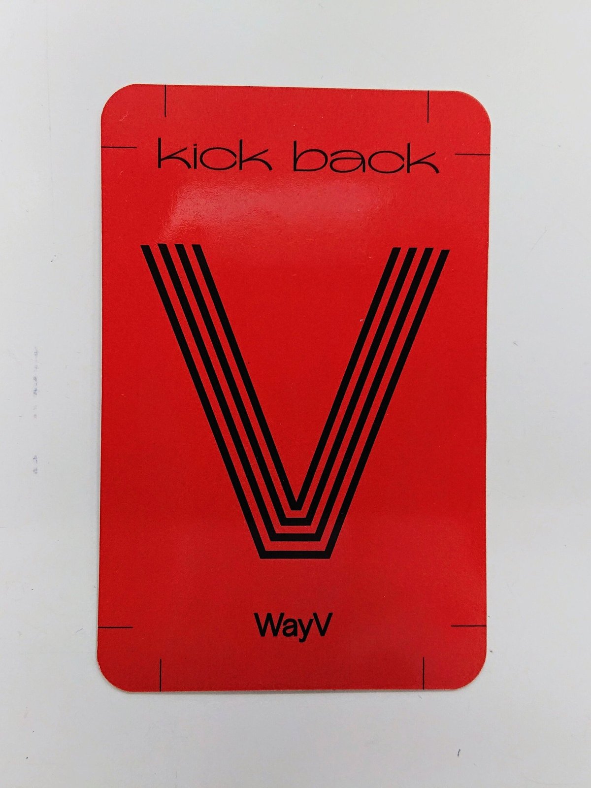 WayV 『kick back O!what』 中国版特典 トレカ (HITCHHIKER ver.) ◆ウィンウィン