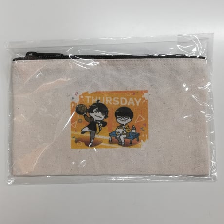 浪川大輔 花江夏樹 声優と夜あそび 2023 キャンバスポーチ (木曜日)