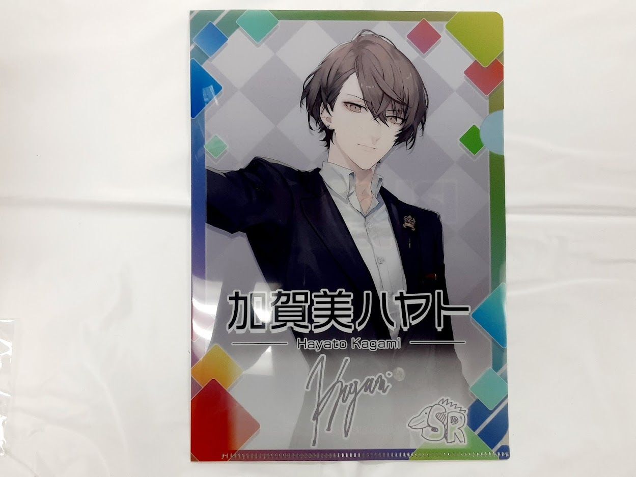 イタミ有】にじさんじ加賀美ハヤト にじさんじチップス クリアファイル イタミ有】にじさんじ加賀美ハヤト にじさんじチップス クリアファイル