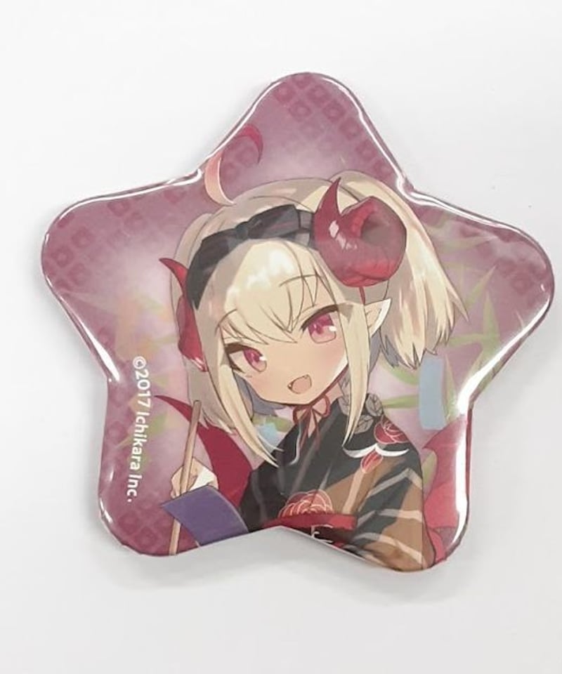 キズ有】にじさんじ 魔界ノりりむ にじさんじ七夕グッズ2020 缶バッジ