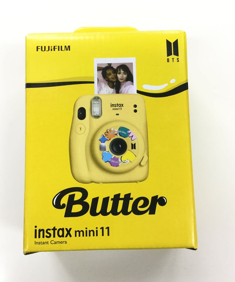 未使用品・フィルム未開封、外箱ヨゴレ有】BTS Butter instax mini 11 ...