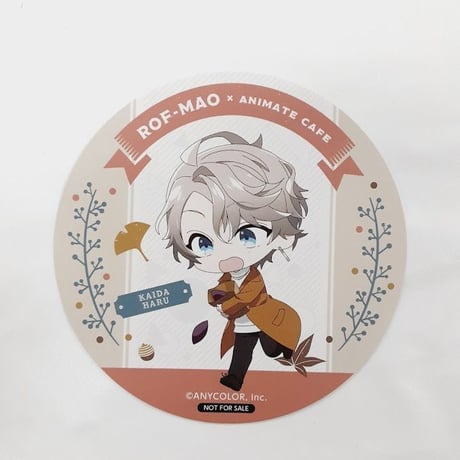 ROF-MAO アニカフェ 缶バッジ 甲斐田晴 にじさんじ ROF-MAO×アニメイトカフェ メインビジュアル缶バッジ