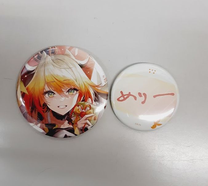 にじさんじ メリッサ・キンレンカ 誕生日グッズ＆ボイス 2022 缶バッジ