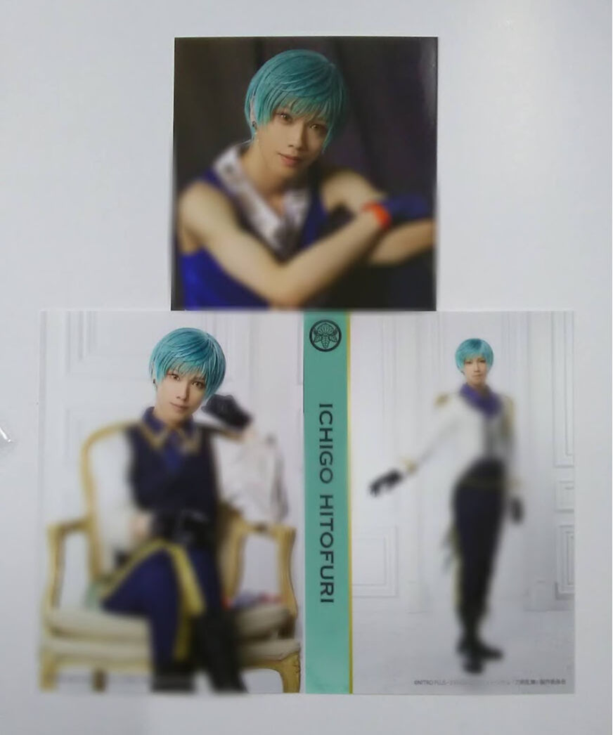 刀ミュ 花影ゆれる砥水 3枚組ブロマイド ライブVer. 一期一振 國島直希