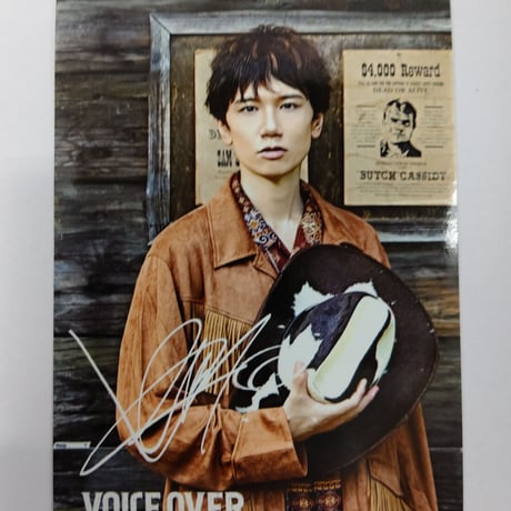 佐藤拓也 VOICE OVER 特典 ポストカード 缶バッジ