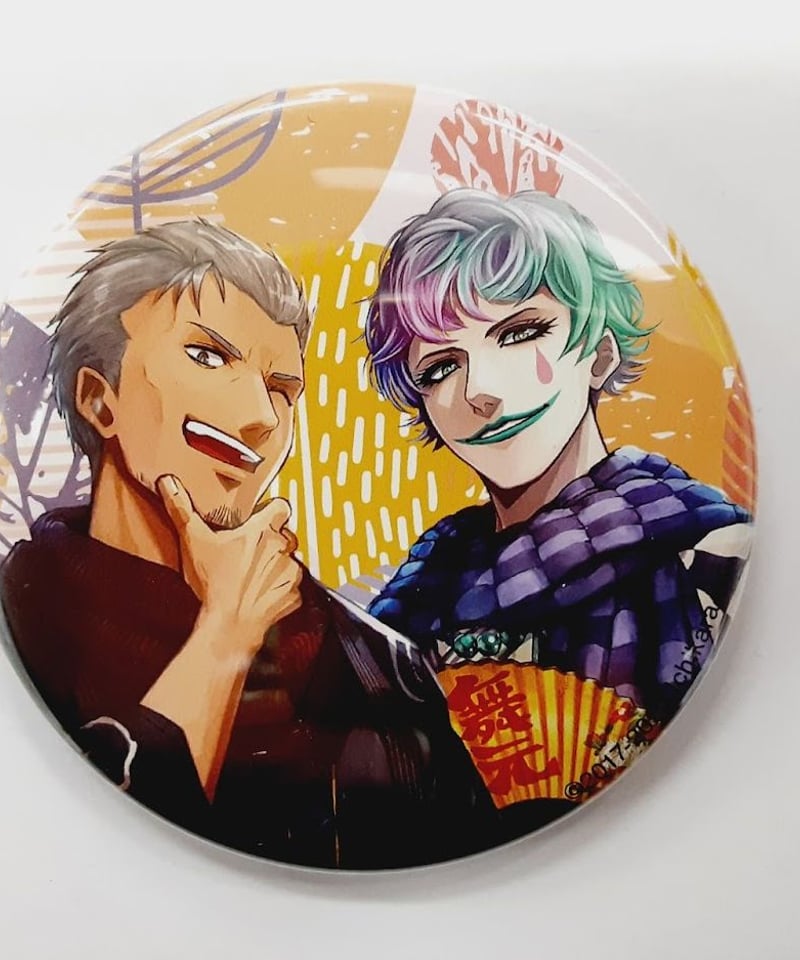 ジョー・力一 缶バッジ DMMスクラッチ にじさんじ 新 デザ