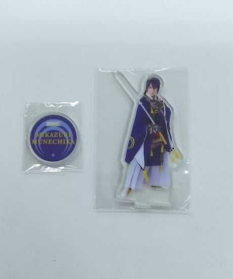 舞台刀剣乱舞　三日月宗近　鈴木拡樹限定パスケース 中古】財布・パスケース(男性) 鈴木拡樹(三日月宗近) フェイク