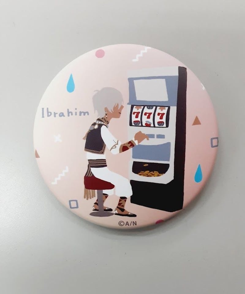 キズ有】にじさんじ イブラヒム キャラバッジコレクション ゆる