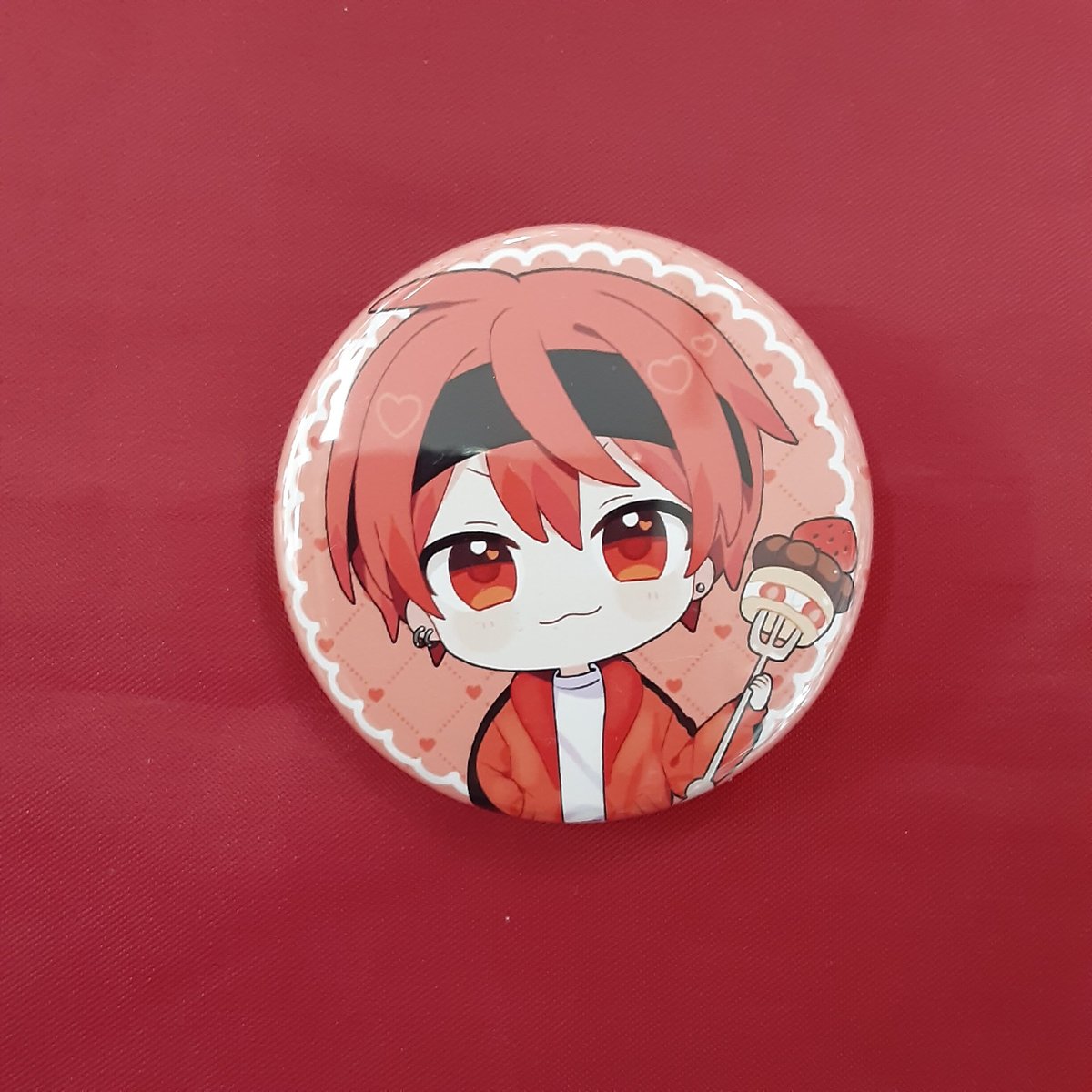キズ有】ちょこれーとらびっつ まいたけ 缶バッジ | K-BOOKS K-POP館