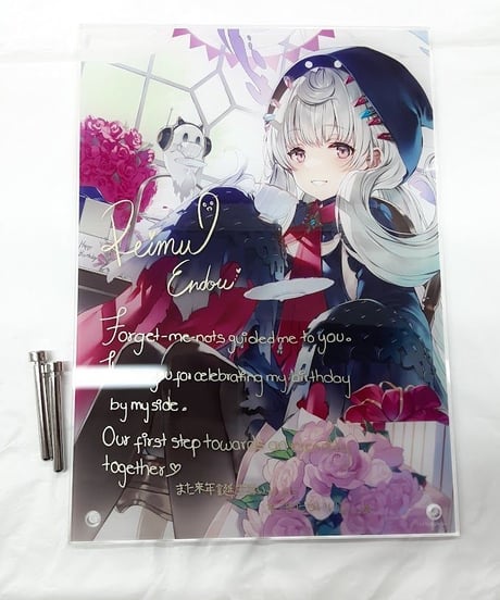 周央サンゴ 誕生日グッズ2022 アクリルパネル にじさんじ公式🌈🕒 on X