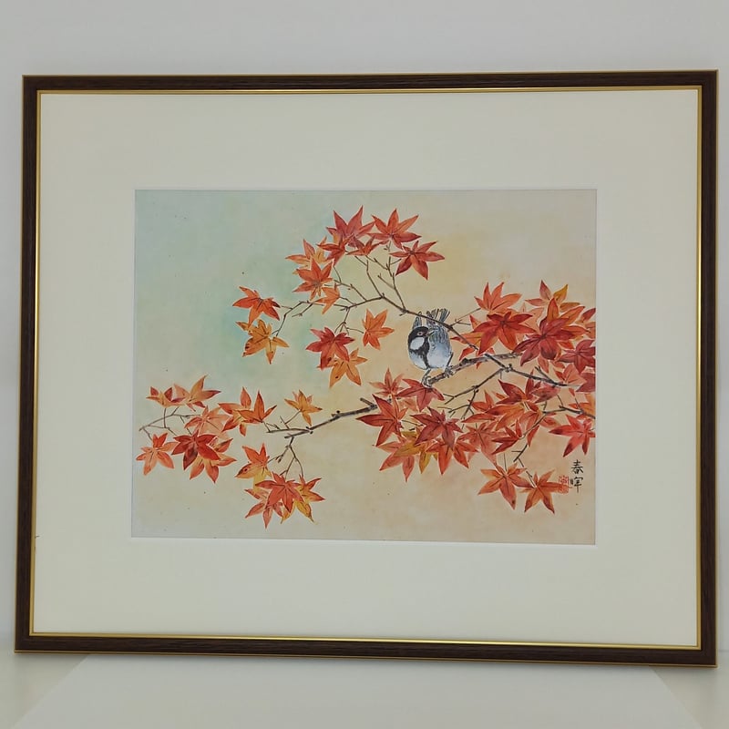 絵画 flk041137 額絵 一色春暉筆 6号額 | 加飾紙製造販売 湯島アート