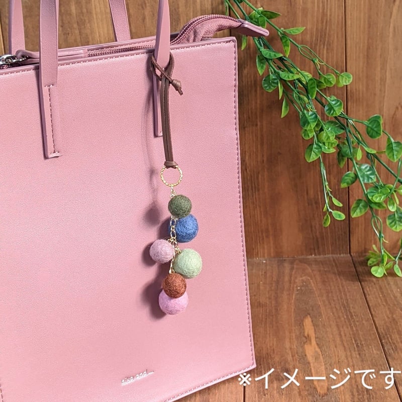 果実のようなバッグチャーム ニュアンスミックス | nanairo heart gallery